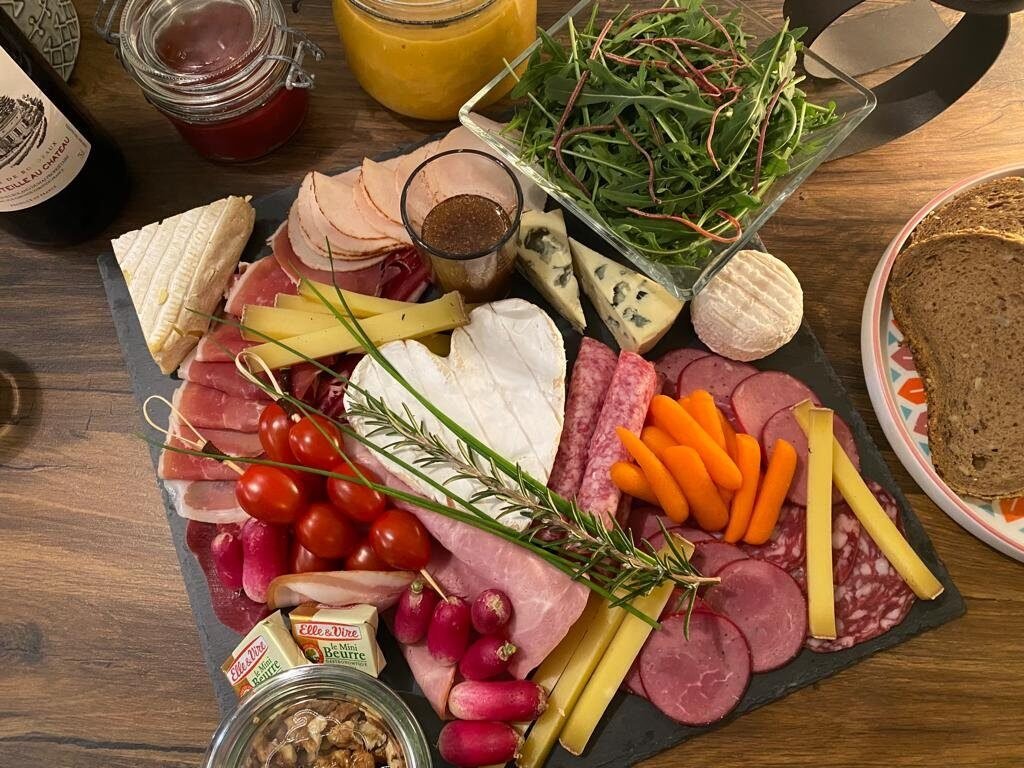 Cold cuts and cheese board